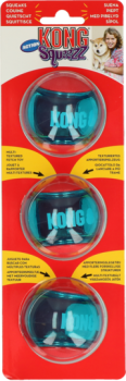 Kong Squeezz Action Red Small 5cm 3er Pack