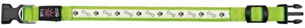 Flash Leuchtband USB grün L-XL 50cm - 60cm 25mm Abverkauf